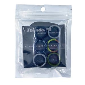 ThunderFit Silicone Wedding Ring Pack - Size 7